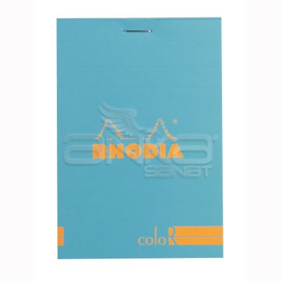 Rhodia Basic Çizgili Bloknot Turquoise Blue Kapak 90g 70 Yaprak