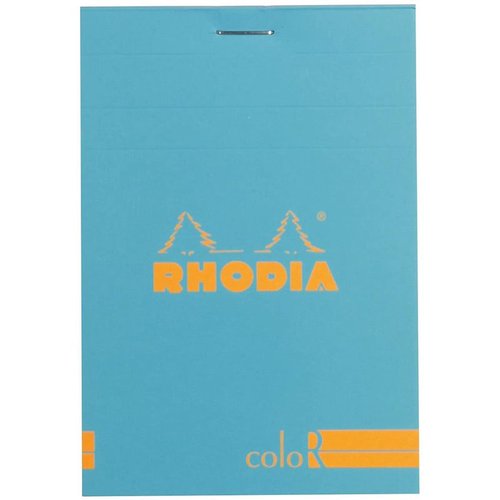 Rhodia Basic Çizgili Bloknot Turquoise Kapak 90g 70 Yaprak A4 - Turquoise