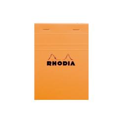 Rhodia - Rhodia Basic Çizgili Bloknot Turuncu Kapak 80g 80 Yaprak A6