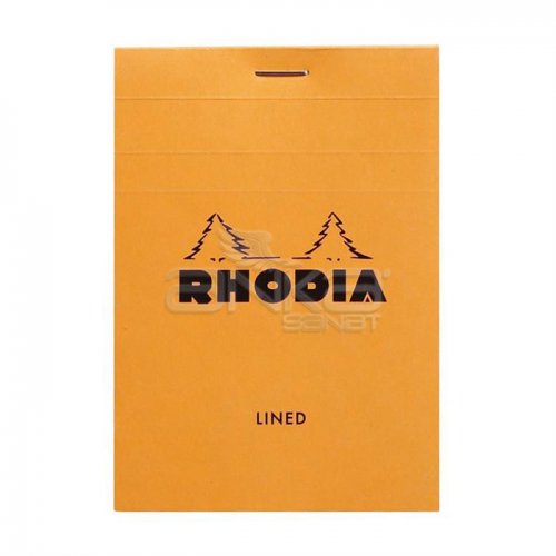 Rhodia Basic Çizgili Bloknot Turuncu Kapak 80g 80 Yaprak