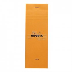 Rhodia Basic Çizgili Bloknot Turuncu Kapak 80g 80 Yaprak - Thumbnail