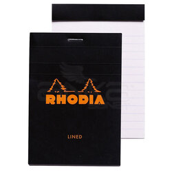 Rhodia Basic Kareli Bloknot Siyah Kapak 80g 80 Yaprak 110x170mm - Thumbnail