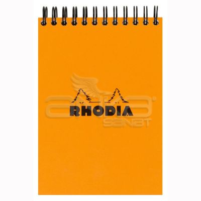 Rhodia Basic Kareli Bloknot Turuncu Kapak Spiralli 80g 80 Yaprak