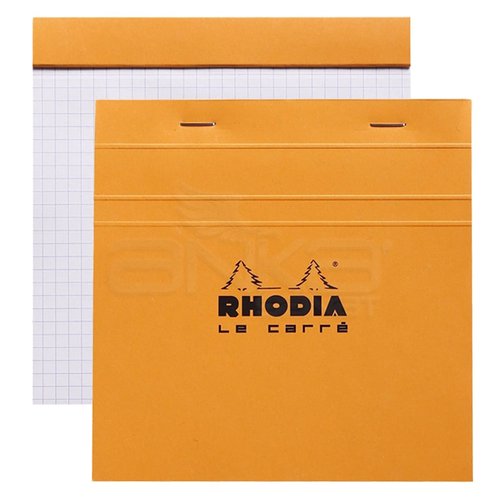 Rhodia Basic Le Carre Bloknot Kareli Turuncu Kapak 80g 80 Yaprak