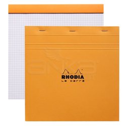 Rhodia Basic Le Carre Bloknot Kareli Turuncu Kapak 80g 80 Yaprak - Thumbnail