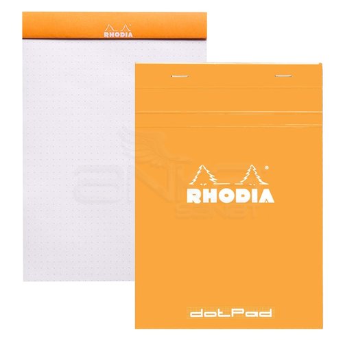 Rhodia Basic Noktalı Bloknot Turuncu Kapak 80g 80 Yaprak