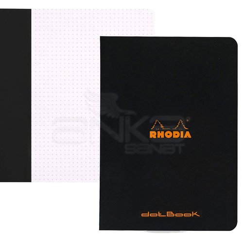 Rhodia Basic Siyah Kapak Defter 80g 48 Yaprak 210x297mm