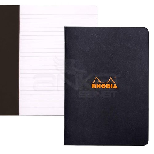 Rhodia Basic Siyah Kapak Defter 80g 48 Yaprak 210x297mm