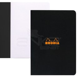 Rhodia Basic Siyah Kapak Defter 80g 48 Yaprak 210x297mm - Thumbnail