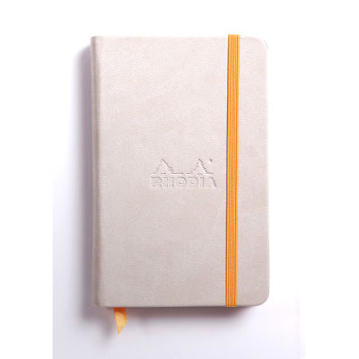 Rhodia Boutique Rodiarama Renkler Italyan Deri Çizgili Defter Beige A6 96 Yaprak - Beige