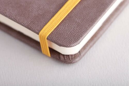 Rhodia Boutique Rodiarama Renkler Italyan Deri Defter Chocolate A6