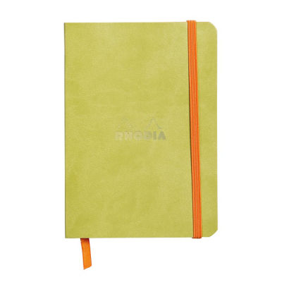 Rhodia Boutique Rodiarama Renkler Italyan Deri Yumuşak Kapak Çizgili Anis Green A6 72 Yaprak - Anis Green