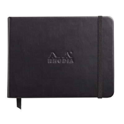 RHODIA 140*110 cm ÇİZGİSİZ DEFTER, SİYAH SERT KAPAK + ELASTİK BA