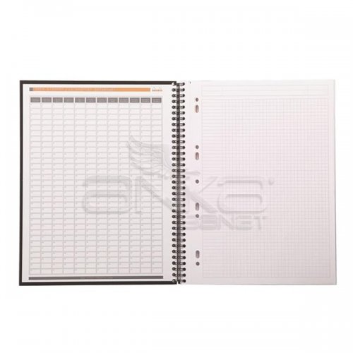 Rhodia Business Collection Notebook Spiralli Kareli Defter 22,5x2