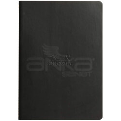 Rhodia - Rhodia İtalyan Deri Yumuşak Kapak Dot Defter A5 64 Yaprak 90g Siyah (1)