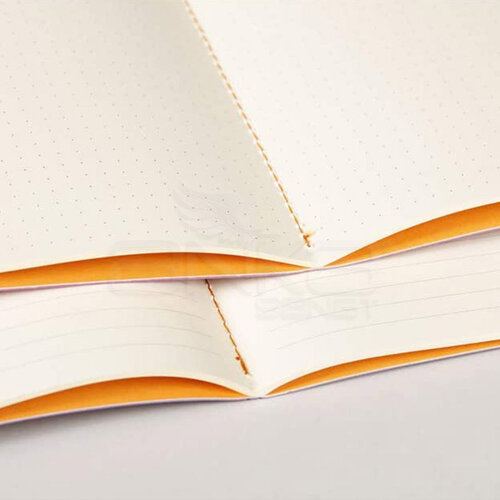 Rhodia İtalyan Deri Yumuşak Kapak Dot Defter A5 64 Yaprak 90g Turkuaz