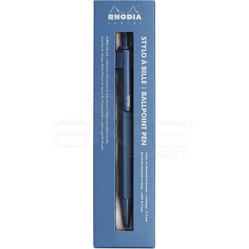 Rhodia Tükenmez Kalem Alüminyum Gövde Navy Blue