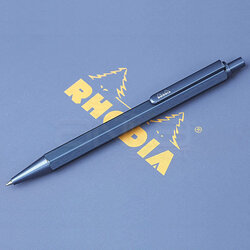 Rhodia Tükenmez Kalem Alüminyum Gövde Navy Blue - Thumbnail