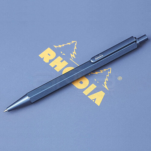 Rhodia Tükenmez Kalem Alüminyum Gövde Navy Blue