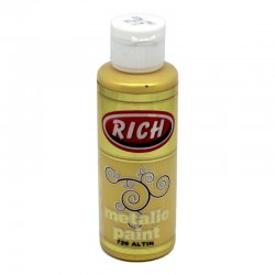 Rich - Rich Akrilik Metalik Boya 120ml 720 Altın