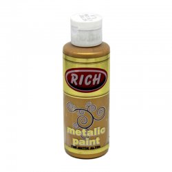 Rich - Rich Akrilik Metalik Boya 120ml 726 Antik Altın