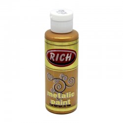 Rich - Rich Akrilik Metalik Boya 120ml 728 Aztek Altın