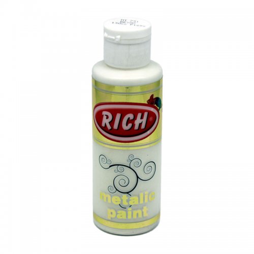 Rich Akrilik Metalik Boya 120ml 731 Beyaz