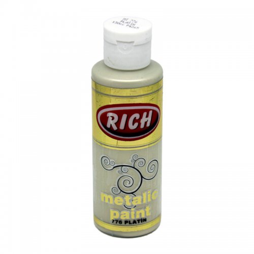 Rich Akrilik Metalik Boya 120ml 776 Platin - 776 Platin