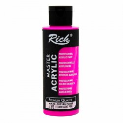 Rich - Rich Master Akrilik Boya 120ml 796 Fosforlu Pembe