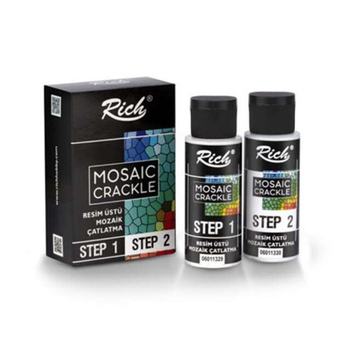 Rich Resim Üstü Mozaik Çatlatma (Mosaıc Crackle) 2x60cc