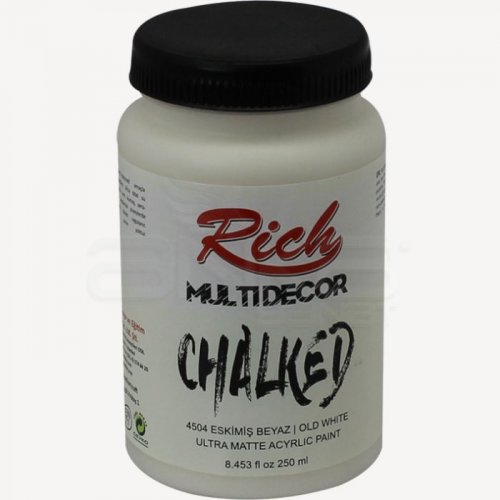 Rich Multi Decor Chalked Akrilik Boya 250ml 4504 Eskimiş Beyaz