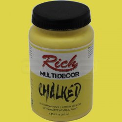 Rich - Rich Multi Decor Chalked Akrilik Boya 250ml 4516 Saman Sarı