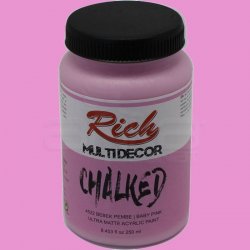 Rich - Rich Multi Decor Chalked Akrilik Boya 250ml 4522 Bebek Pembe