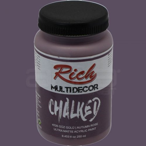 Rich Multi Decor Chalked Akrilik Boya 250ml 4526 Güz Gülü