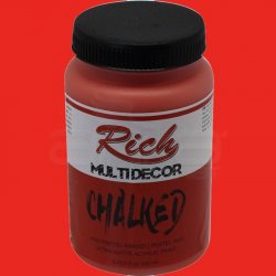 Rich - Rich Multi Decor Chalked Akrilik Boya 250ml 4530 Pastel Kırmızı