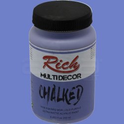 Rich - Rich Multi Decor Chalked Akrilik Boya 250ml 4536 Eskimiş Mor