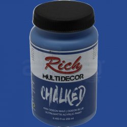 Rich - Rich Multi Decor Chalked Akrilik Boya 250ml 4544 Odeon Mavi