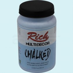 Rich - Rich Multi Decor Chalked Akrilik Boya 250ml 4550 Bebek Mavi