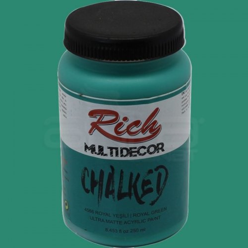 Rich Multi Decor Chalked Akrilik Boya 250ml 4566 Royal Yeşili