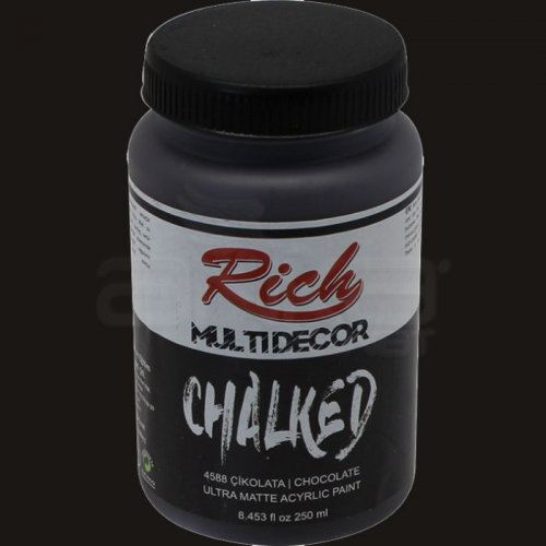 Rich Multi Decor Chalked Akrilik Boya 250ml 4588 Çikolata