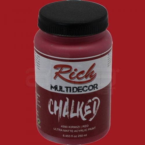 Rich Multi Decor Chalked Akrilik Boya 250ml 4590 Kırmızı