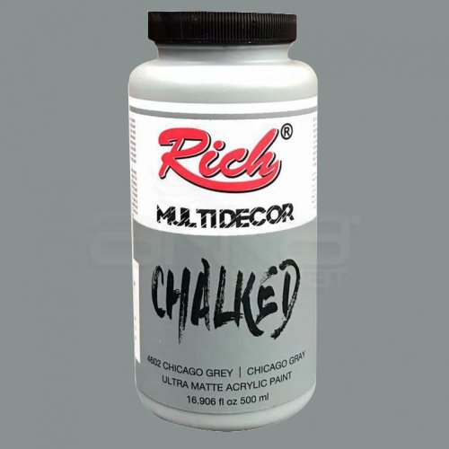 Rich Multi Decor Chalked Akrilik Boya 500ml 4602 Chıcago Grey