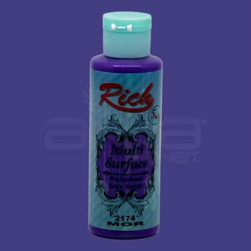 Rich Multi Surface Akrilik Boya 120ml 2174 Mor