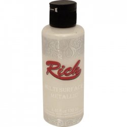 Rich - Rich Multi Surface Metalik Her Yüzey İçin Akrilik Boya 120ml 6500 İnci