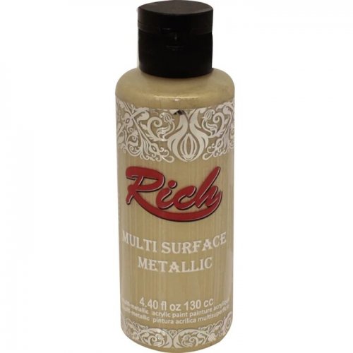 Rich Multi Surface Metalik Her Yüzey İçin Akrilik Boya 120ml 6512 Soft Gold - 6512 Soft Gold