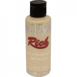 Rich - Rich Multi Surface Metalik Her Yüzey İçin Akrilik Boya 120ml 6514 Krem