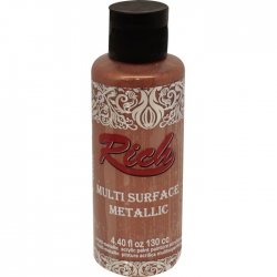 Rich - Rich Multi Surface Metalik Her Yüzey İçin Akrilik Boya 120ml 6522 Bakır