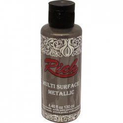 Rich - Rich Multi Surface Metalik Her Yüzey İçin Akrilik Boya 120ml 6528 Taş Gri