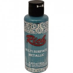 Rich - Rich Multi Surface Metalik Her Yüzey İçin Akrilik Boya 120ml 6532 Turkuaz