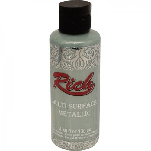 Rich Multi Surface Metalik Her Yüzey İçin Akrilik Boya 120ml 6534 Su Yeşili - 6534 Su Yeşili